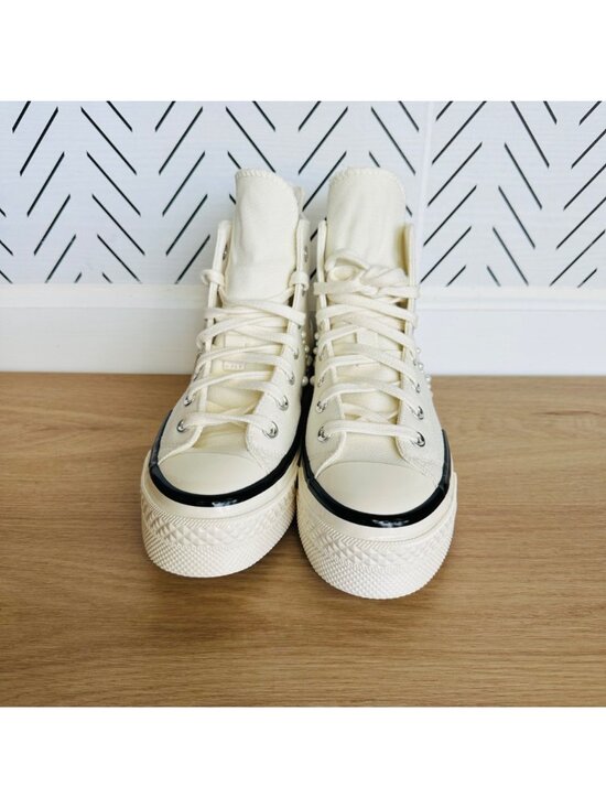 ⭐CONVERSE Chuck 70 Plus Hi Gems Sz 7 Mens Platform Shoes Pearls Sneaker A10287C⭐